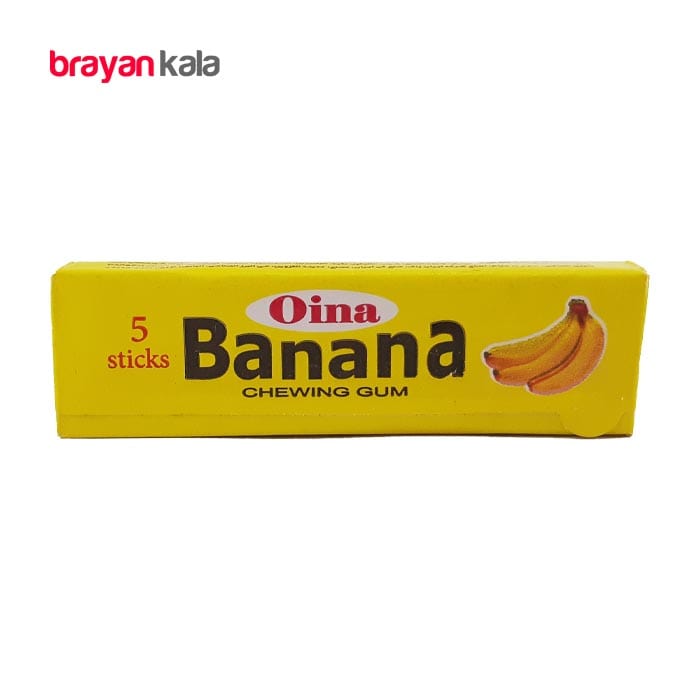 عکس اصلی آدامس موزی 5عددی Oina